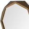 Homeroots 32 in. Octagon Wooden Frame Wall Mirror 376397 - alternate 3